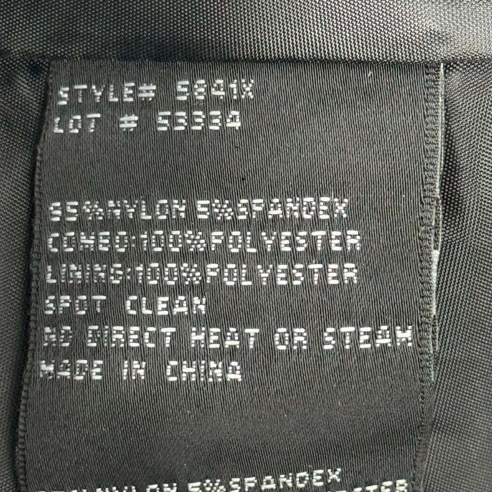 Xscape Women's Evening Sequin Long Sleeve Tux Ballgown Black Size 6 NWT - Picture 12 of 12